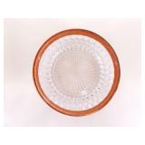Lot of 4 Indiana Glass Diamond Point Ruby 10" and 5" Bowls