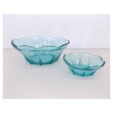 Lot of Misc Colored Depression Glass Bowls