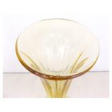 Cambridge Mandarin Gold Cornucopia 10" Vase