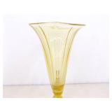 Cambridge Mandarin Gold Cornucopia 10" Vase