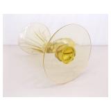Cambridge Mandarin Gold Cornucopia 10" Vase