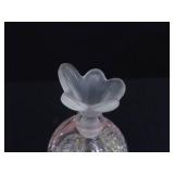 4 Crystal and Glass Perfume Bottles