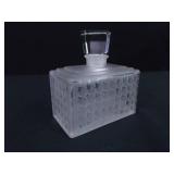 4 Crystal and Glass Perfume Bottles