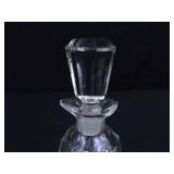 4 Crystal and Glass Perfume Bottles