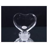 4 Crystal and Glass Perfume Bottles