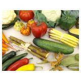 Large Lot of Prop Vegetables and Prop Breads