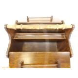 Vintage Wood Sewing Floor Caddy