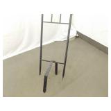 Achla Designs 83.5" (90" total) Double Pole Plant Trellis and Another Iron 69" (83" Total) One