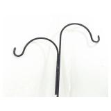 Achla Designs 83.5" (90" total) Double Pole Plant Trellis and Another Iron 69" (83" Total) One