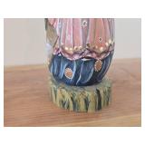 8 1/2" Traditional Russian Traveling Bear theme Hand-carved Hand-painted Wood Figurine