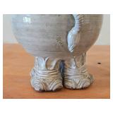 Vintage Elephant theme Clay Ceramic Tea Pot (Signed) by Hamilton (1981)