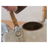 Vintage Elephant theme Clay Ceramic Tea Pot (Signed) by Hamilton (1981)