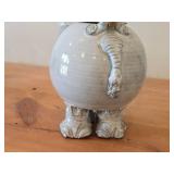 Vintage Elephant theme Clay Ceramic Tea Pot (Signed) by Hamilton (1981)