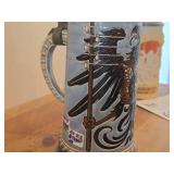 9" Beer Stein - Prussian Eagle by Mettlach Villeray & Boch (Early 20th Century) (Germany) #2075