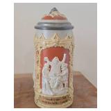 Vintage 8" Limited Edition Beer Stein by Mettlach Villeray & Boch (Germany) #1005