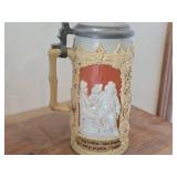 Vintage 8" Limited Edition Beer Stein by Mettlach Villeray & Boch (Germany) #1005