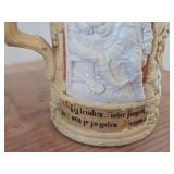 Vintage 8" Limited Edition Beer Stein by Mettlach Villeray & Boch (Germany) #1005