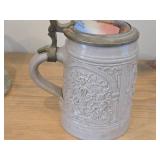 Vintage 6 1/2" Pottery Beer Stein (Germany)