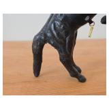 Vintage 8 1/2" Reaving Horse theme Paper-Mache Figurine