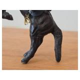 Vintage 8 1/2" Reaving Horse theme Paper-Mache Figurine