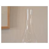 Vintage 22" Kerosene Oil Table Lamp