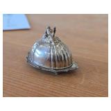 Peter Acquisto 36-grams (total) Sterling Silver Domed Serving Tray Dollhouse Miniature 2" x 1 1/4" x 1.24"