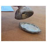 Peter Acquisto 36-grams (total) Sterling Silver Domed Serving Tray Dollhouse Miniature 2" x 1 1/4" x 1.24"