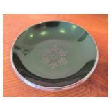 9-1/2" Dinner Plate and (3) 3"D Plates by Olden (Norway)