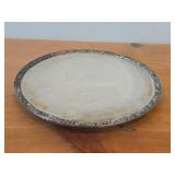 Vintage 1921 W.M. Rogers & Son Victorian Rose 11 1/4" 895-grams (total) Silverplate Serving Plate