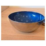 Lot of (3) Stainless Steel Housewares - Cathedral Line by Cathrine Holm (Norway) / Mid-Century Modern style / - Bowl and Dishes