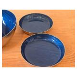 Lot of (3) Stainless Steel Housewares - Cathedral Line by Cathrine Holm (Norway) / Mid-Century Modern style / - Bowl and Dishes