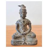 5 1/2" Brass/Bronze Southeast Buddha Figurine