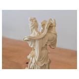 9" Chinese Guanyin theme Hand carved Figurine