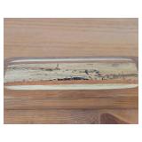 Keepsake Box - Cherry/Hackberry/Puella/Spaulted Pecan Wood 9" x 3 1/2" x 1 3/4"