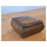 Keepsake Box - Walnut/Myrtle Wood 4 1/2" x 4 1/2" x 2"
