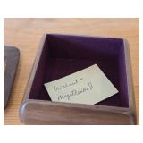 Keepsake Box - Walnut/Myrtle Wood 4 1/2" x 4 1/2" x 2"