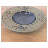 Handcrafted Ceramic Pottery Wall Décor (Signed) 2 1/4" x 6 1/2"