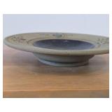 Handcrafted Ceramic Pottery Wall Décor (Signed) 2 1/4" x 6 1/2"