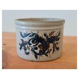 Vintage Ceramic Stoneware Crock 5" x 7"
