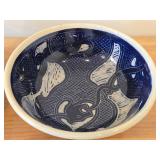 Lot of (2) Handcrafted Ceramic Bowls (Signed) 2 3/4" x 7 1/2"