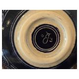Lot of (2) Handcrafted Ceramic Bowls (Signed) 2 3/4" x 7 1/2"