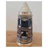 Vintage 9" Rare London Relief Big Ben Queens Guava Tower Bridge and Soldier Beer Stein