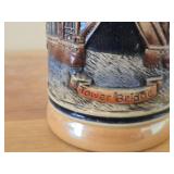 Vintage 9" Rare London Relief Big Ben Queens Guava Tower Bridge and Soldier Beer Stein