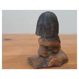 Lot of (2) Vintage 4 1/2" Troll theme Hand-carved Wooden Figurines by Swedish Carver Bengt Brask (Signed)