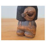 Vintage 5" Troll theme Hand-carved Wooden Figurine by Swedish Carver Bengt Brask (Signed)