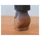 Vintage 7 1/2" Troll theme Hand-carved Wooden Figurine by Swedish Carver Bengt Brask (Signed)