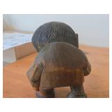 Vintage Norwegian Troll theme Hand-carved Wooden Figurine by Ole Oien (Signed) (Norway)