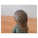 Lot of (2) Vintage 4 3/4" Norwegian Troll theme Hand-carved Wooden Figurines by Otto Sveen (Signed) (Norway)