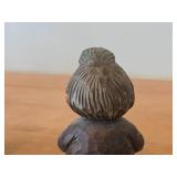 Lot of (2) Vintage 4 3/4" Norwegian Troll theme Hand-carved Wooden Figurines by Otto Sveen (Signed) (Norway)