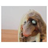 Vintage 7 1/2" Troll theme Hand carved Wood Figurine / Norwegian Folk Art style
